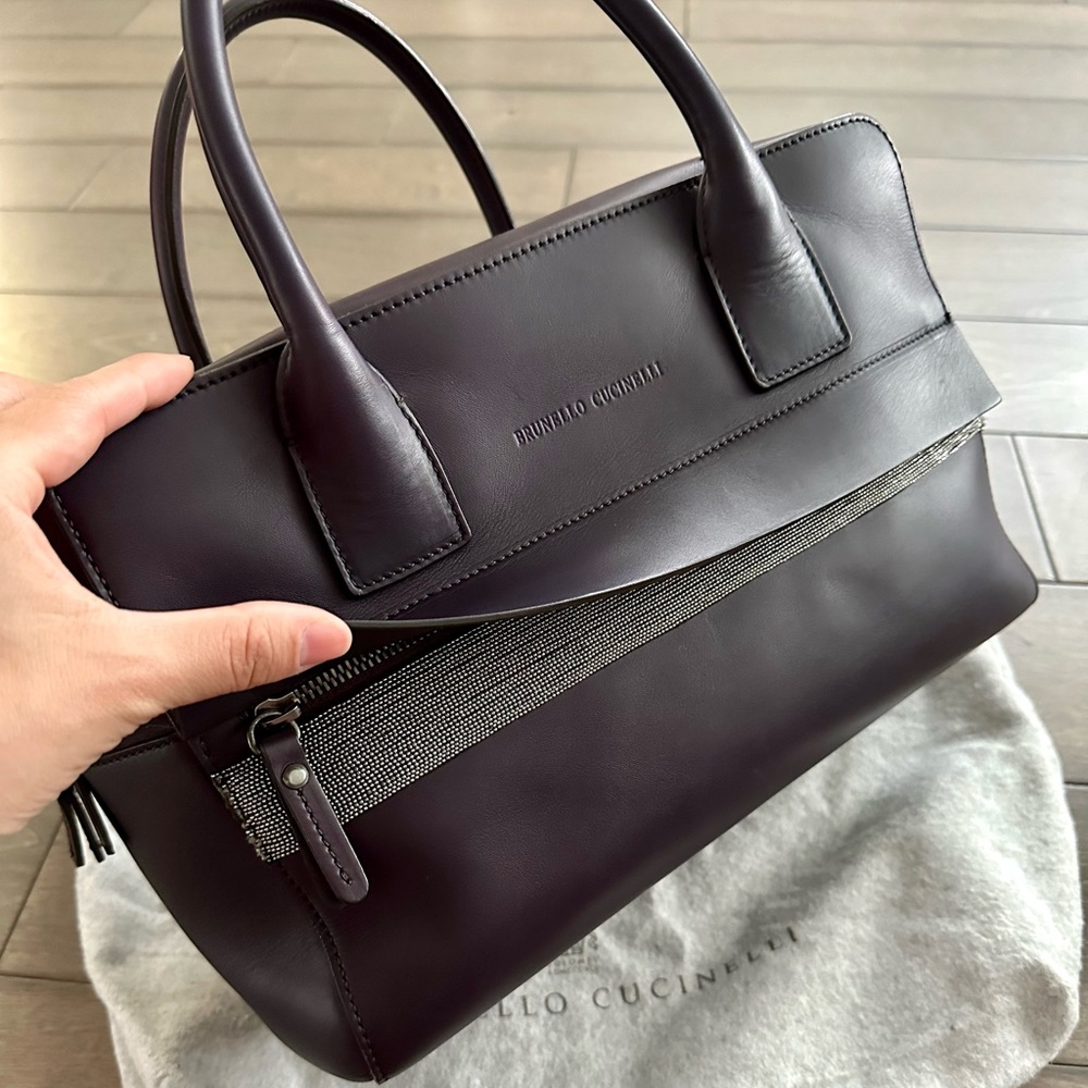 Brunello Cucinelli Leather Handbag NEW